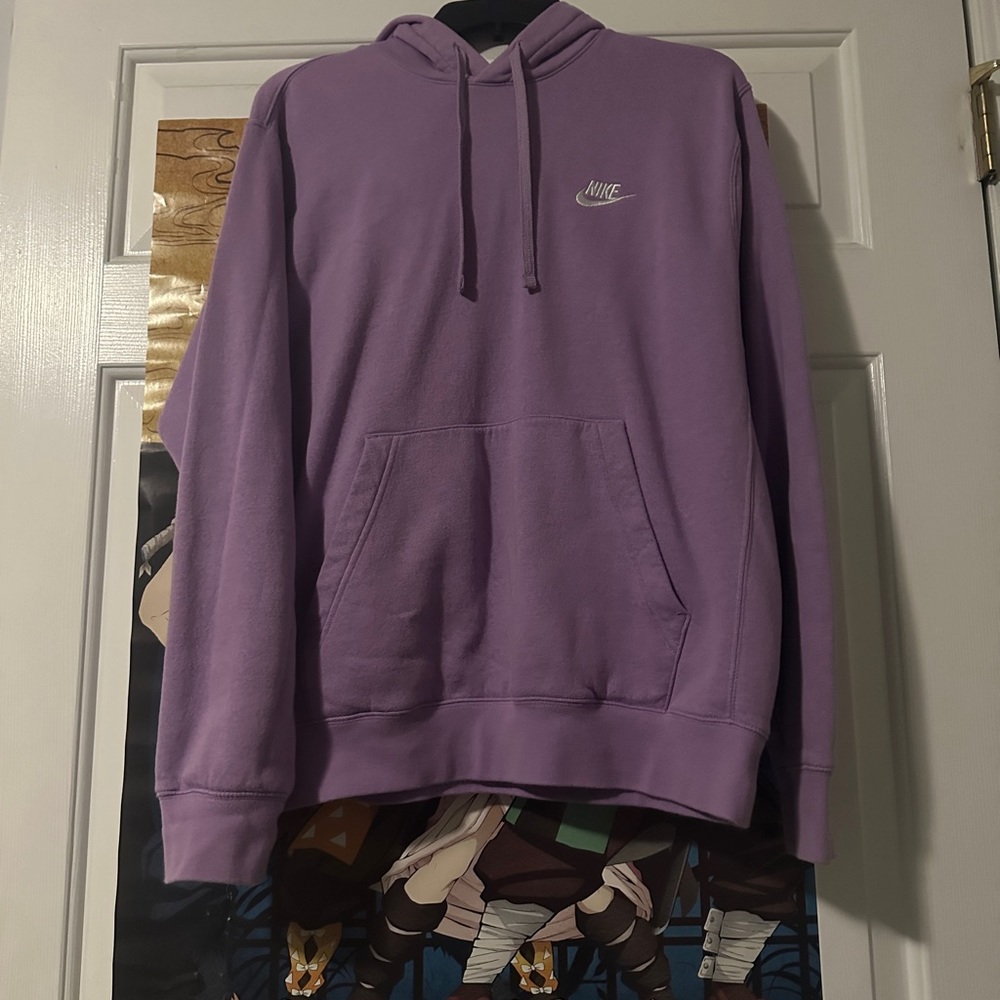 Nike light purple oversized hoodie